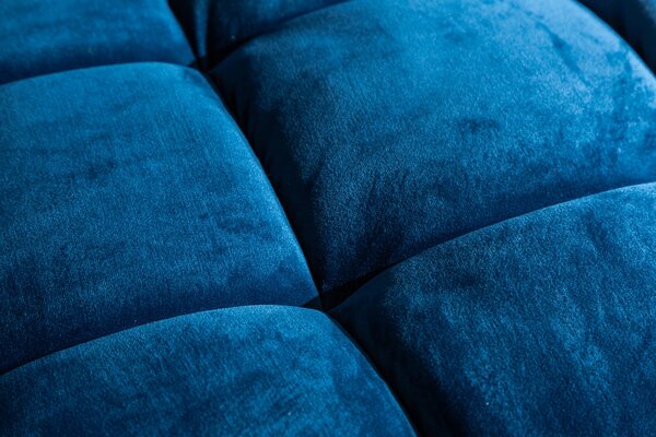 Estila Art-deco dizajnová sedačka Nefertiti 225cm kráľovská modrá