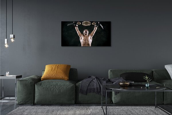 Obraz canvas muž remeň 100x50 cm