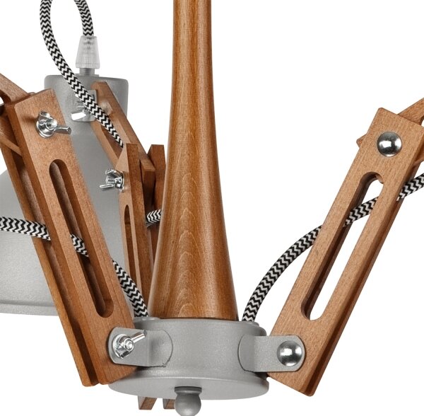 Prisadený luster MARCELLO 3xE27/60W/230V