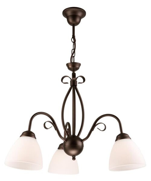 Luster na reťazi ADELLE 3xE27/60W/230V