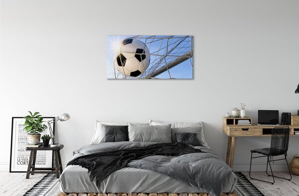 Obraz canvas Lopta mriežka neba 100x50 cm