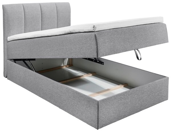 BOXSPRINGOVÁ POSTEĽ, 120/200 cm sivá MID.YOU - Postele, Online Only