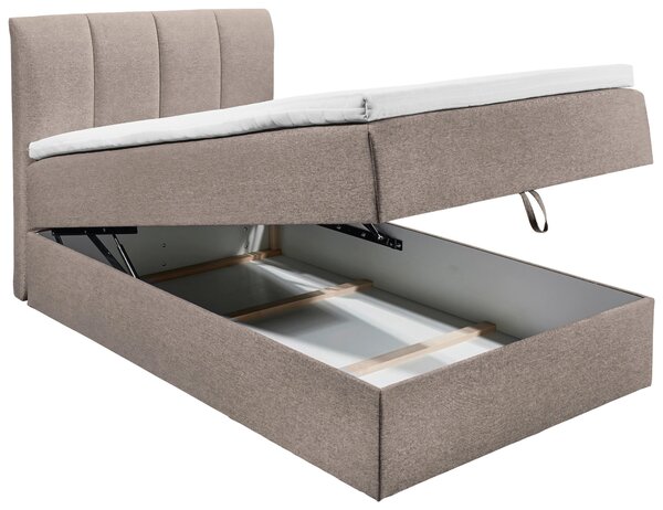 BOXSPRINGOVÁ POSTEĽ, 120/200 cm bahenná hnedá MID.YOU - Postele, Online Only