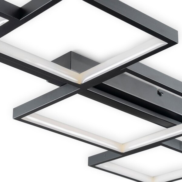 BRILAGI - LED Stropné svietidlo SHIFT LED/42W/230V 4000K 47,5x122 cm čierna