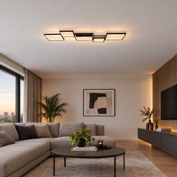 BRILAGI - LED Stropné svietidlo SHIFT LED/42W/230V 4000K 47,5x122 cm čierna