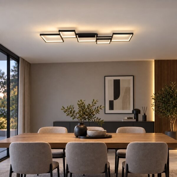 BRILAGI - LED Stropné svietidlo SHIFT LED/42W/230V 4000K 47,5x122 cm čierna