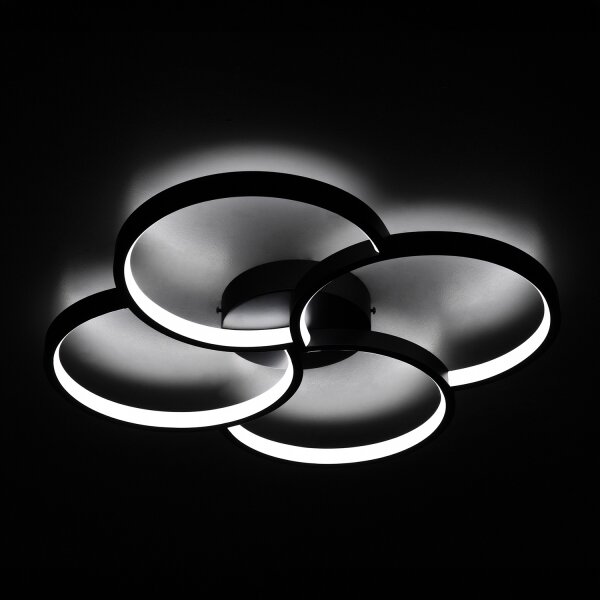 BRILAGI - LED stropné svietidlo VELO LED/42W/230V 4000K pr. 52 cm čierne
