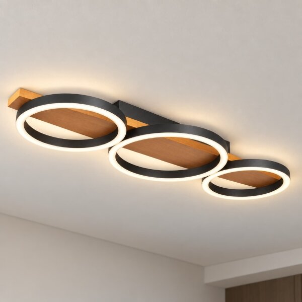 BRILAGI - LED Stropné svietidlo PLANK LED/28W/230V 4000K 25x70 cm drevo