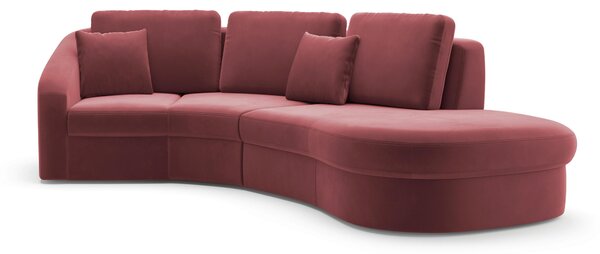 ROHOVÁ SEDAČKA, textil, baklažánová Sit & More - Sedačky, Online Only