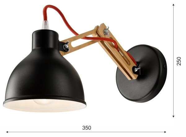 Nástenná lampa MARCELLO 1xE27/60W/230V