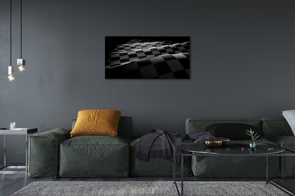 Obraz canvas checker vlajky 100x50 cm