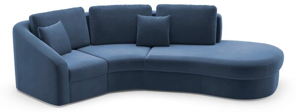 ROHOVÁ SEDAČKA, textil, modrá Sit & More - Sedačky, Online Only