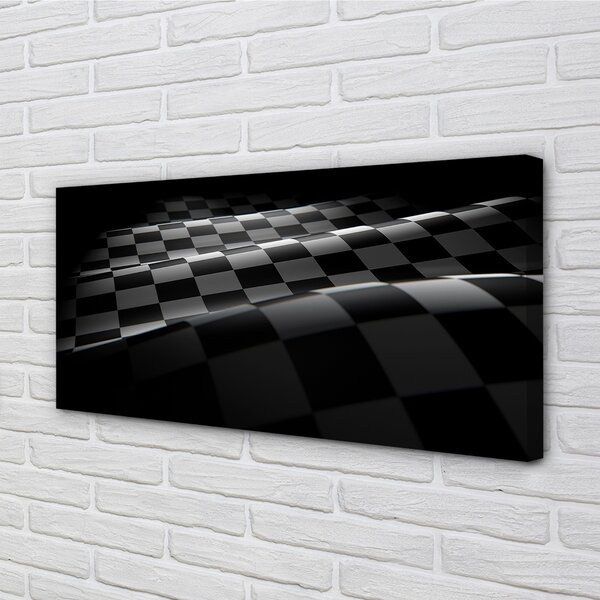 Obraz canvas checker vlajky 100x50 cm