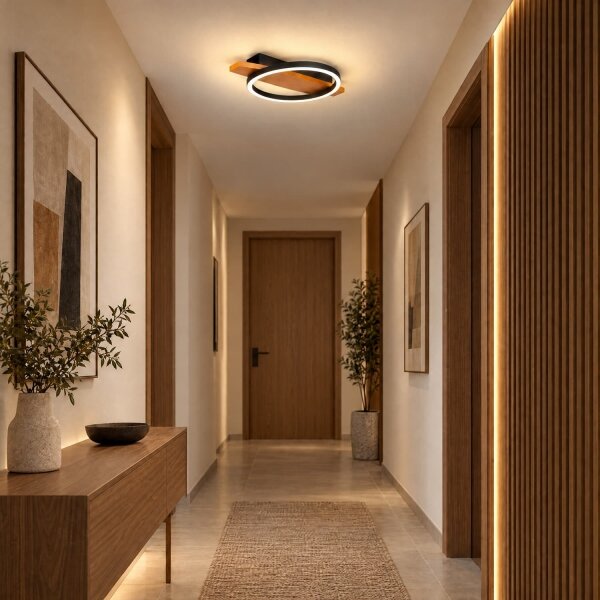 BRILAGI - LED stropné svietidlo PLANK LED/16W/230V 4000K 30x40 cm drevo