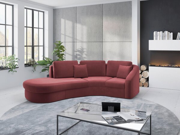 ROHOVÁ SEDAČKA, textil, baklažánová Sit & More - Sedačky, Online Only