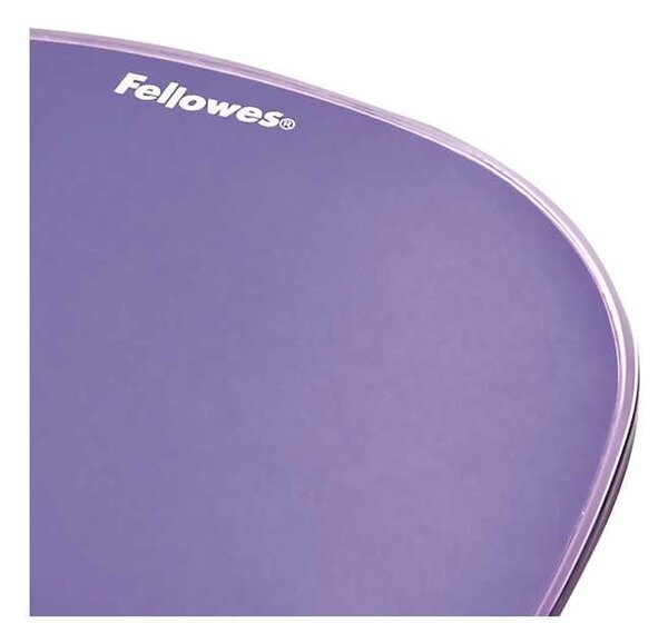 Gélová podložka pod myš a zápästie Fellowes CRYSTAL, fialová