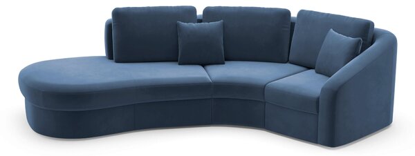 ROHOVÁ SEDAČKA, textil, modrá Sit & More - Sedačky, Online Only