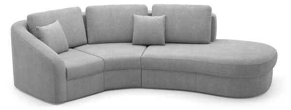 ROHOVÁ SEDAČKA, textil, sivá Sit & More - Sedačky, Online Only