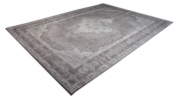 Estila Orientálny luxusný koberec Caubbar I v sivom vintage odtieni 350cm