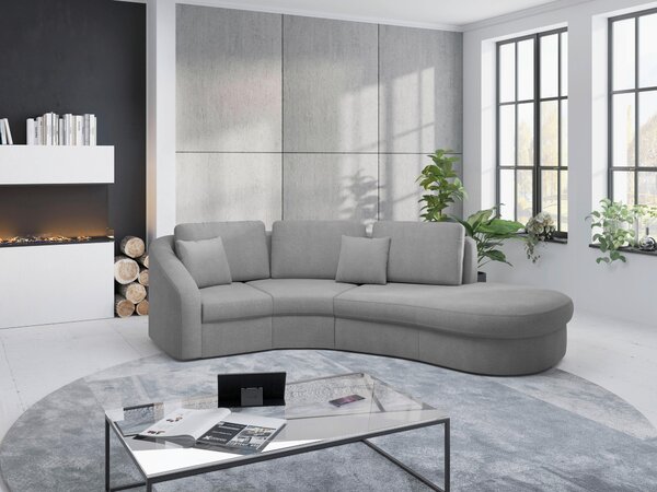 ROHOVÁ SEDAČKA, textil, sivá Sit & More - Sedačky, Online Only