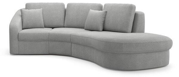 ROHOVÁ SEDAČKA, textil, sivá Sit & More - Sedačky, Online Only