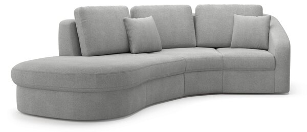 ROHOVÁ SEDAČKA, textil, sivá Sit & More - Sedačky, Online Only