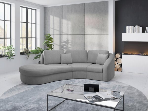 ROHOVÁ SEDAČKA, textil, sivá Sit & More - Sedačky, Online Only