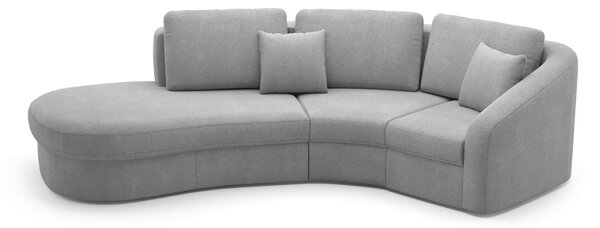 ROHOVÁ SEDAČKA, textil, sivá Sit & More - Sedačky, Online Only