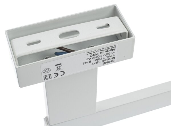 LED kúpeľňové nástenné svietidlo SHINE LED/11W/230V 45 cm IP44 biela