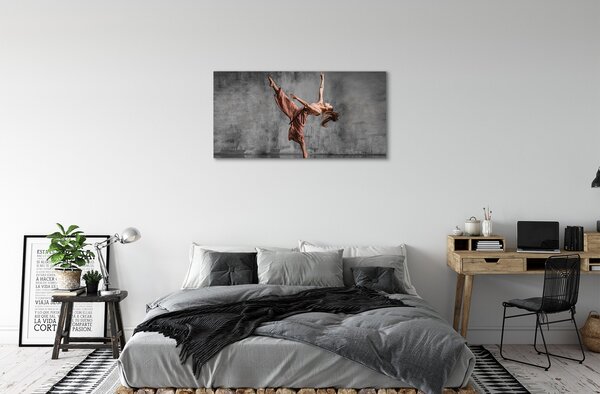 Obraz canvas Žena dlhé vlasy tanec 100x50 cm