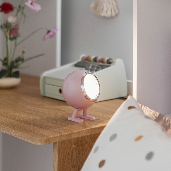 Stolové Lampa MR. WATTSON, Norbitt, stmievateľné, Pudrová, Obývacia izba, Hliník, Moderný