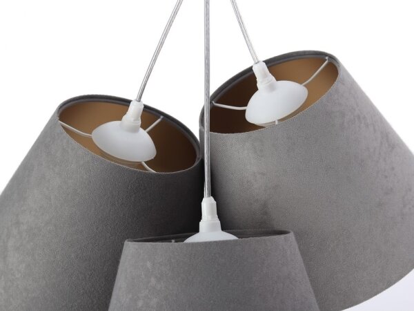 Luster na lanku AMBROSIA 3xE27/60W/230V