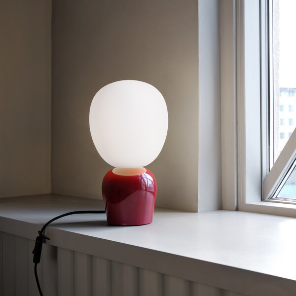 Stolové Lampa Belid, Buddy, Červená, Obývacia izba, Sklo, Dizajnový