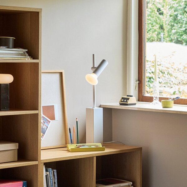 Stolové Lampa Hübsch, SET, Sivá, Obývacia izba, Kov, Moderný