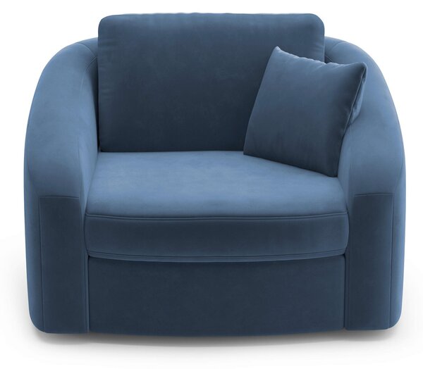 KRESLO, textil, modrá Sit & More - Online Only obývacie izby, Online Only