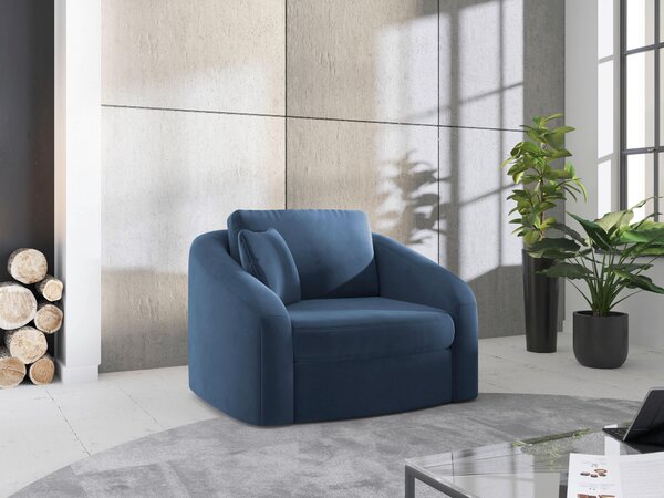 KRESLO, textil, modrá Sit & More - Online Only obývacie izby, Online Only