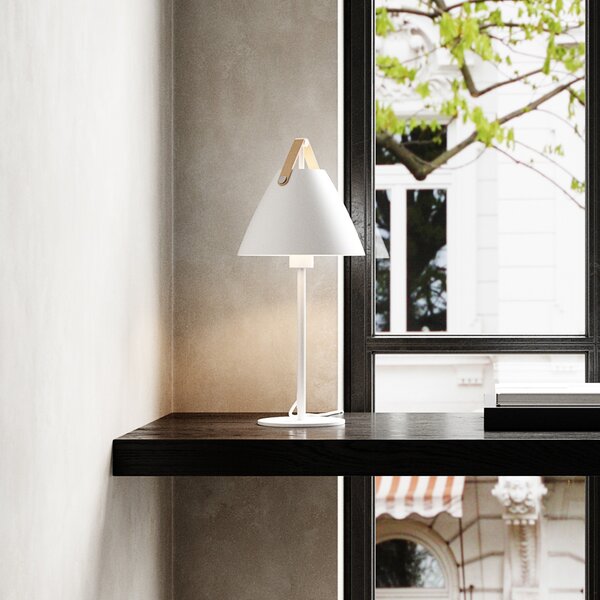 Stolové Lampa DFTP by Nordlux, Strap, Biela, Obývacia izba, Kov, Škandinávsky