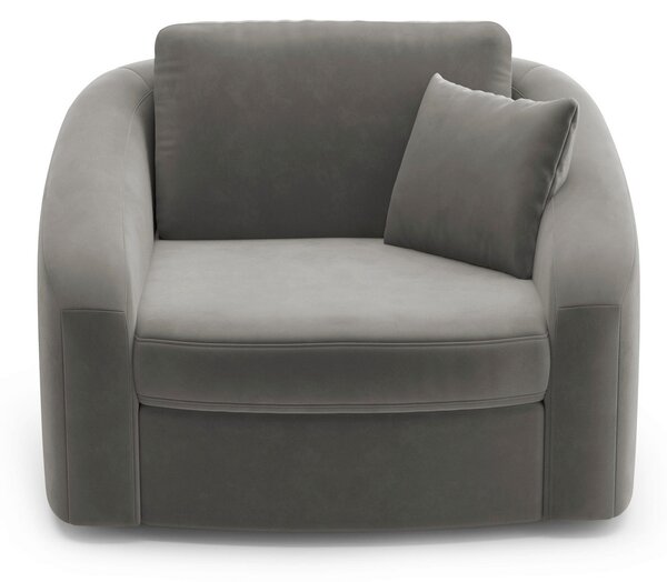 KRESLO, textil, sivá Sit & More - Online Only obývacie izby, Online Only