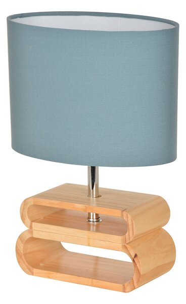 Stolové Lampa COREP, Oslo, Modrá, Obývacia izba, Tkanina / Textil, Škandinávsky