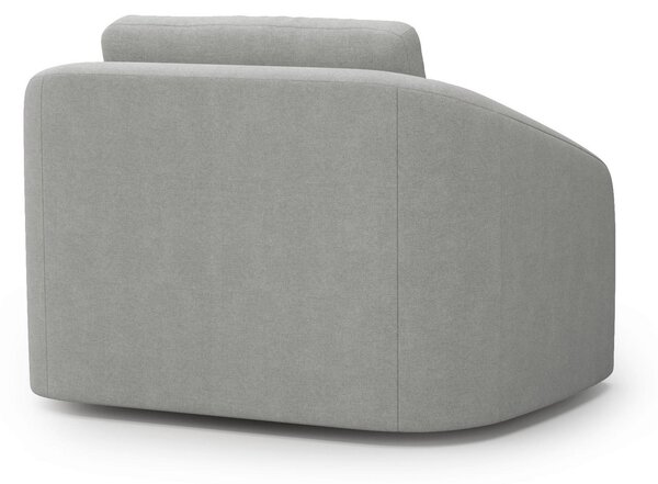 KRESLO, textil, sivá Sit & More - Online Only obývacie izby, Online Only