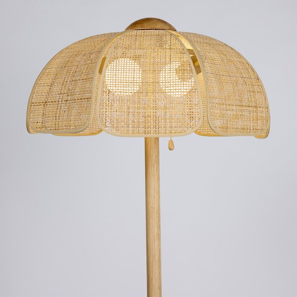 Stojacie Lampa MARKET SET, Coquillage, Drevo, Obývacia izba, Drevo, Dizajnový
