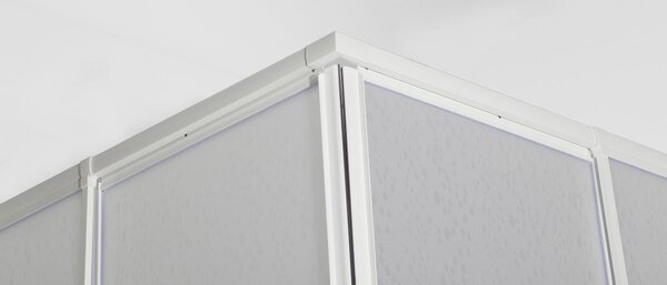 SPRCHOVÝ KÚT, biela, 88/185/88 cm - Kúpeľňové skrinky, Online Only