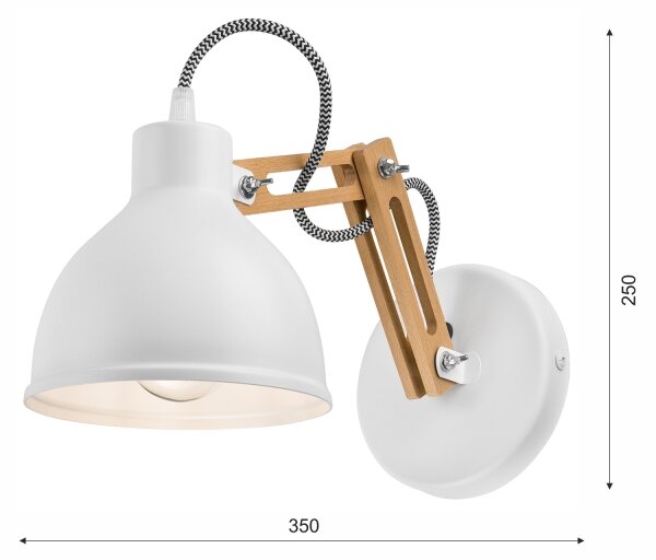 Nástenné svietidlo MARCELLO 1xE27/60W/230V