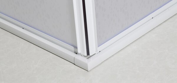 SPRCHOVÝ KÚT, biela, 88/185/88 cm - Kúpeľňové skrinky, Online Only