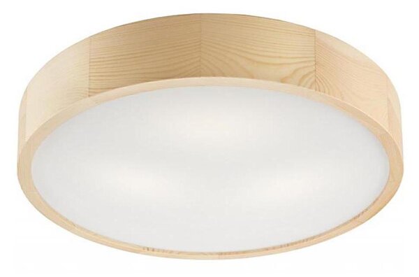 Stropné svietidlo NATURAL 3xE27/60W/230V pr. 47,5 cm borovica