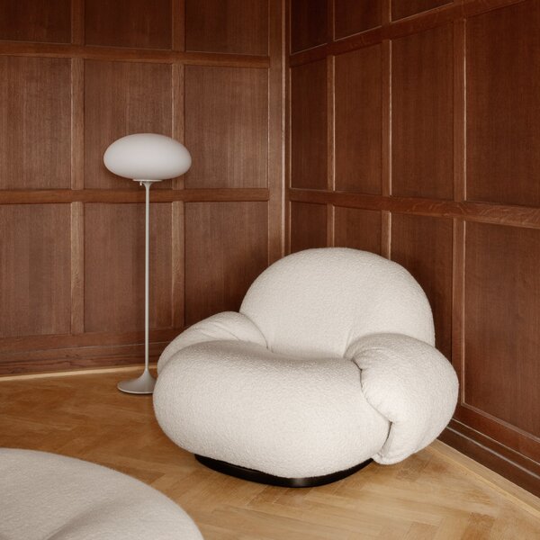 Stojacie Lampa GUBI, Stemlite, stmievateľné, Sivá, Obývacia izba, Kov, Dizajnový