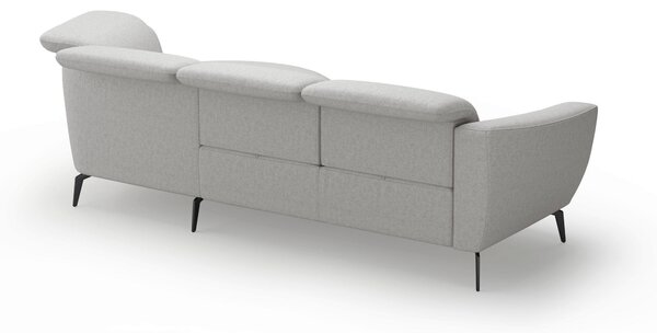 ROHOVÁ SEDAČKA, textil, svetlosivá Sit & More - Sedačky, Online Only