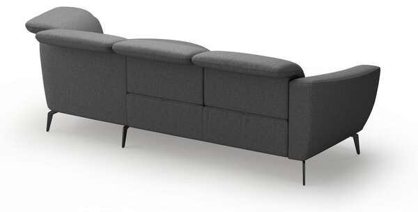 ROHOVÁ SEDAČKA, textil, tmavosivá Sit & More - Sedačky, Online Only