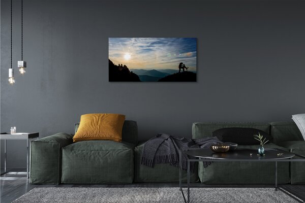 Obraz na plátne Muž salašnícky pes 100x50 cm