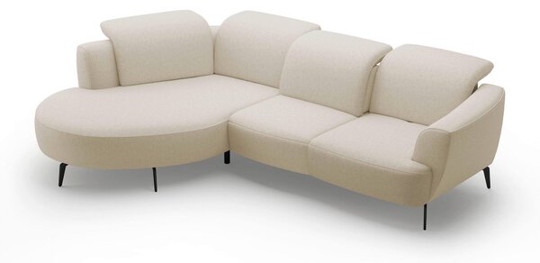 ROHOVÁ SEDAČKA, textil, krémová Sit & More - Sedačky, Online Only